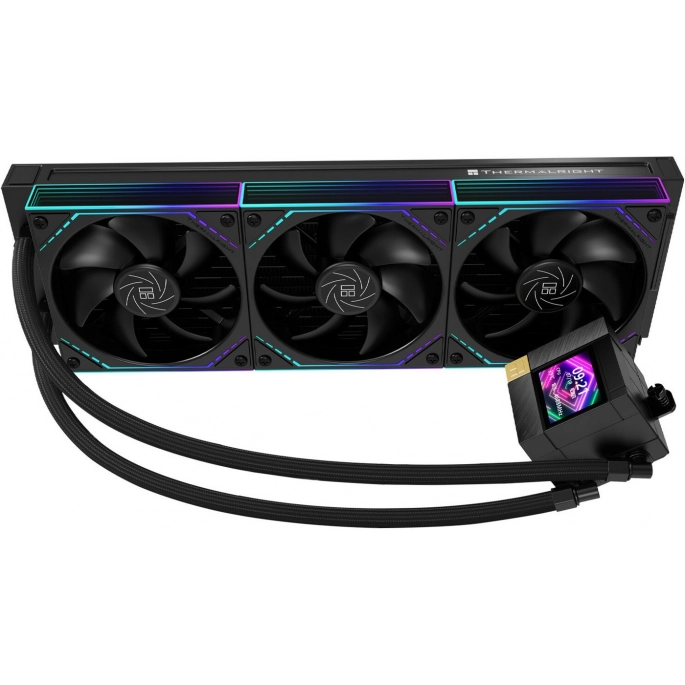 Система жидкостного охлаждения для процессора Thermalright Core Matrix 360 Vision ARGB (черный). Фото4