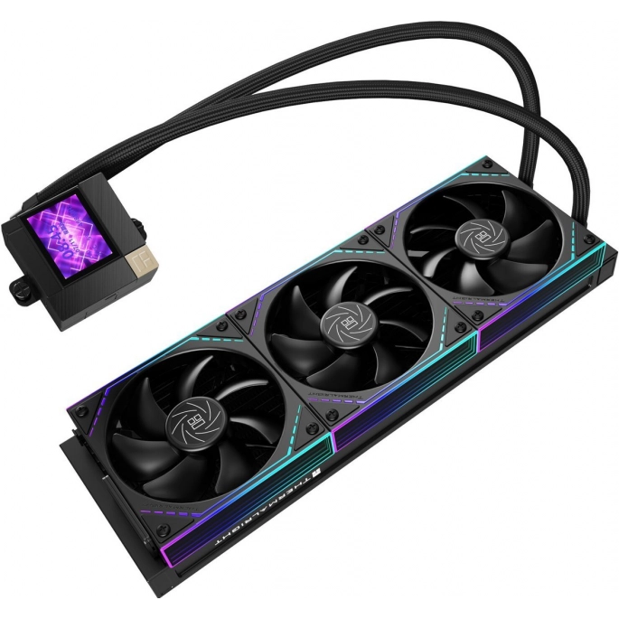 Система жидкостного охлаждения для процессора Thermalright Core Matrix 360 Vision ARGB (черный). Фото5