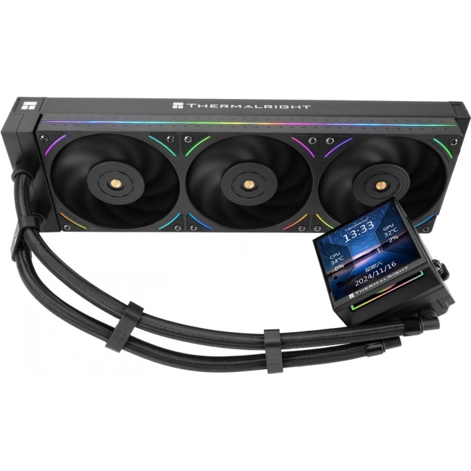 Система жидкостного охлаждения для процессора Thermalright Hyper Vision 360 UB ARGB (черный). Фото4