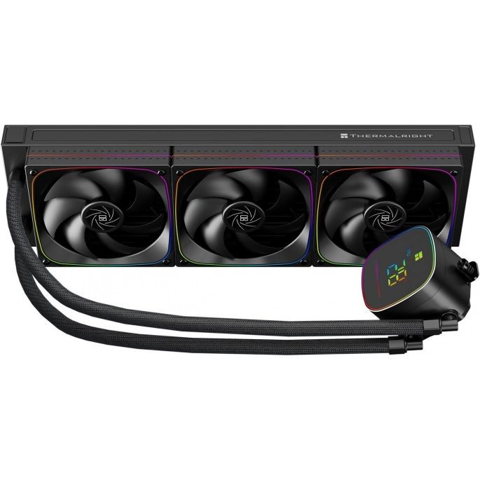 Система жидкостного охлаждения для процессора Thermalright Frozen Horizon 360 Digital ARGB (черный). Фото4