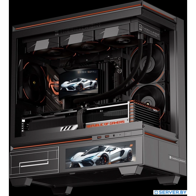 Система жидкостного охлаждения для процессора Thermalright Rainbow Vision 360 Turbo ARGB (черный). Фото5