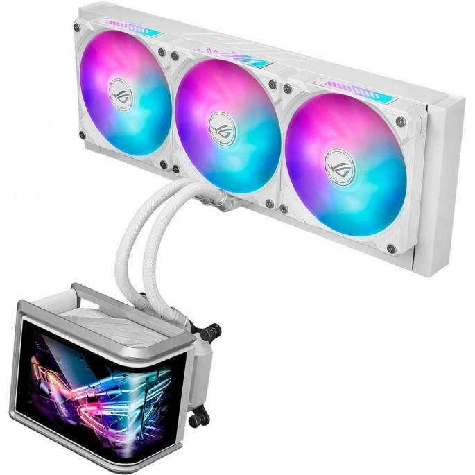 Система жидкостного охлаждения для процессора ASUS ROG Ryuo IV SLC 360 ARGB White Edition. Фото1