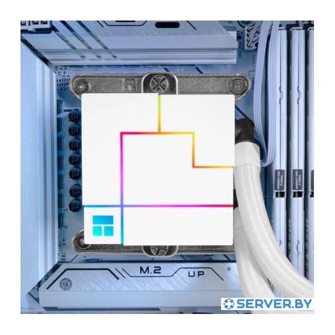 Система жидкостного охлаждения для процессора Thermalright Core Matrix 360 ARGB V3 (белый). Фото5