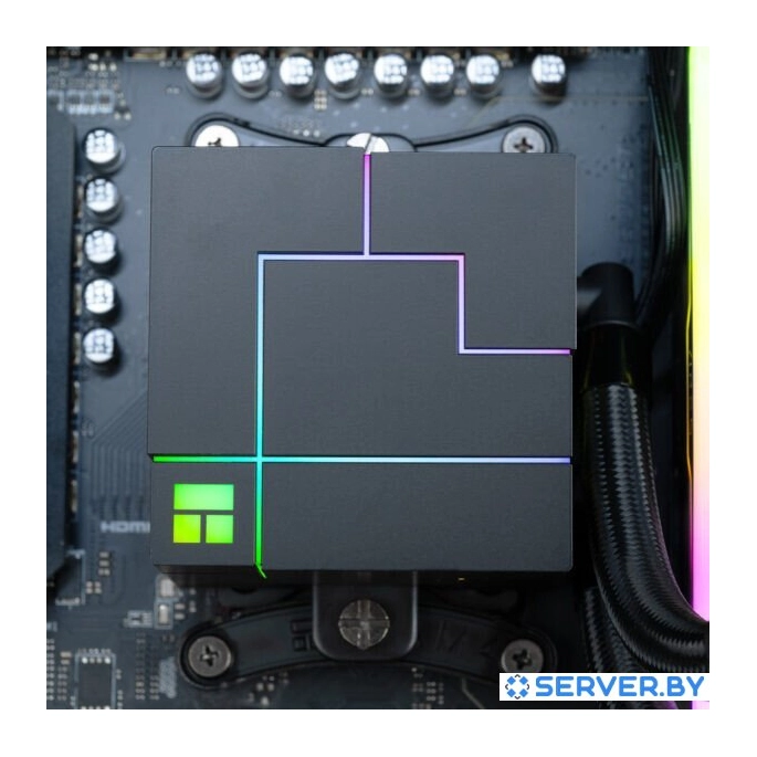 Система жидкостного охлаждения для процессора Thermalright Core Matrix 360 ARGB V3 (черный). Фото5