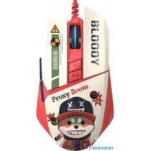 Игровая мышь A4Tech Bloody W63 Max Proxy Boom (бежевый/красный)