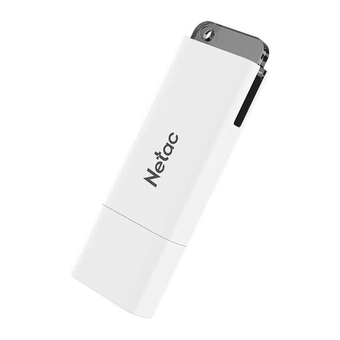 USB Flash Netac U185 USB3.2 32GB NT03U185N-032G-32WH (белый). Фото4