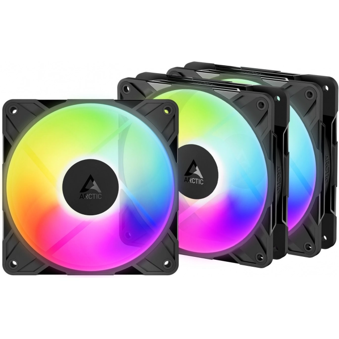 Комплект вентиляторов для корпуса Arctic P12 Pro Reverse A-RGB 3 Pack ACFAN00333A. Фото1