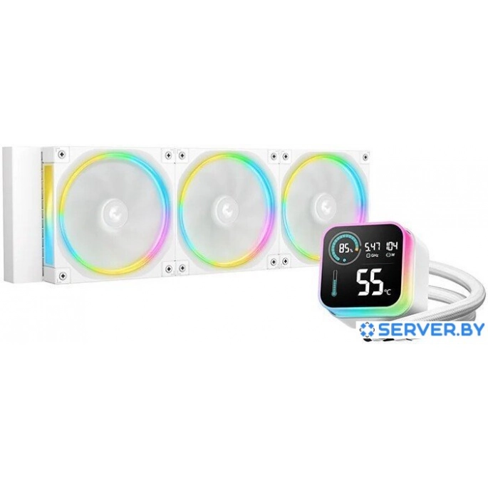 Система жидкостного охлаждения для процессора DeepCool LQ360 Ultra ARGB WH R-LQ360-WHASMC-G-1. Фото1