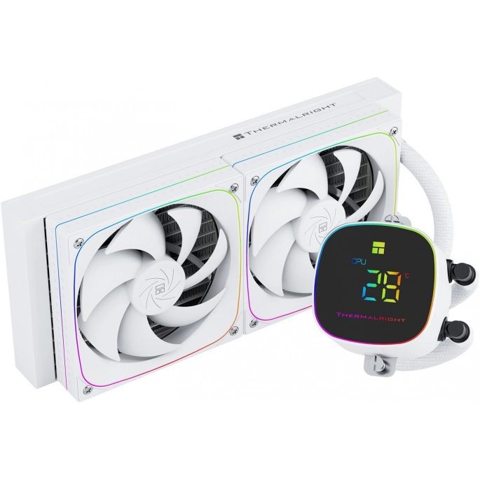 Система жидкостного охлаждения для процессора Thermalright Frozen Horizon 240 Digital ARGB (белый). Фото1