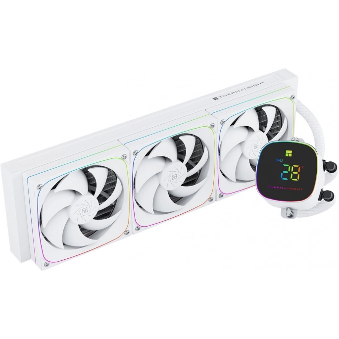 Система жидкостного охлаждения для процессора Thermalright Frozen Horizon 360 Digital ARGB (белый). Фото1