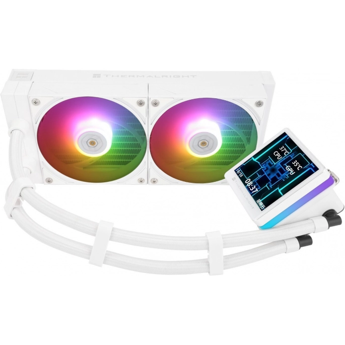 Система жидкостного охлаждения для процессора Thermalright Grand Vision 240 ARGB (белый). Фото5