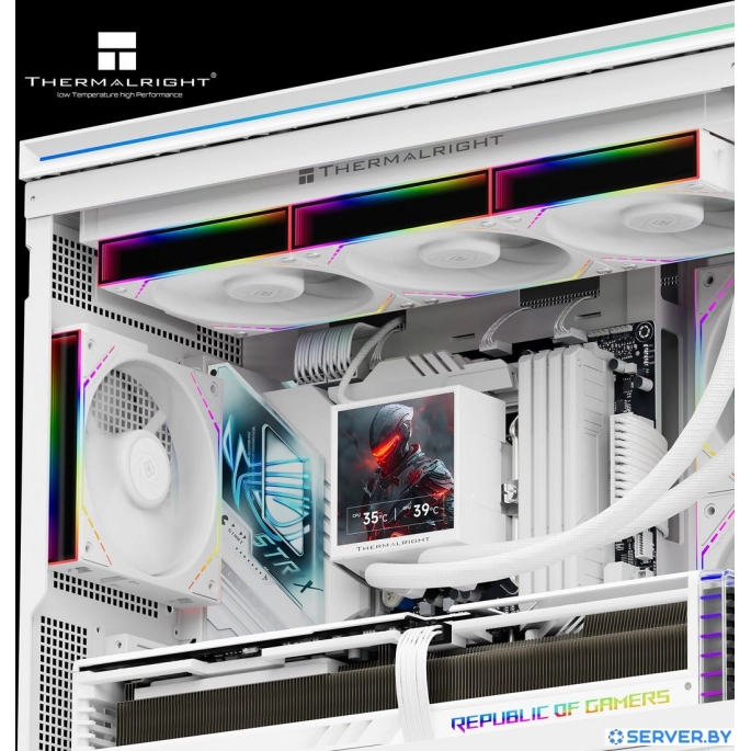 Система жидкостного охлаждения для процессора Thermalright Peerless Vision 360 ARGB (белый). Фото5