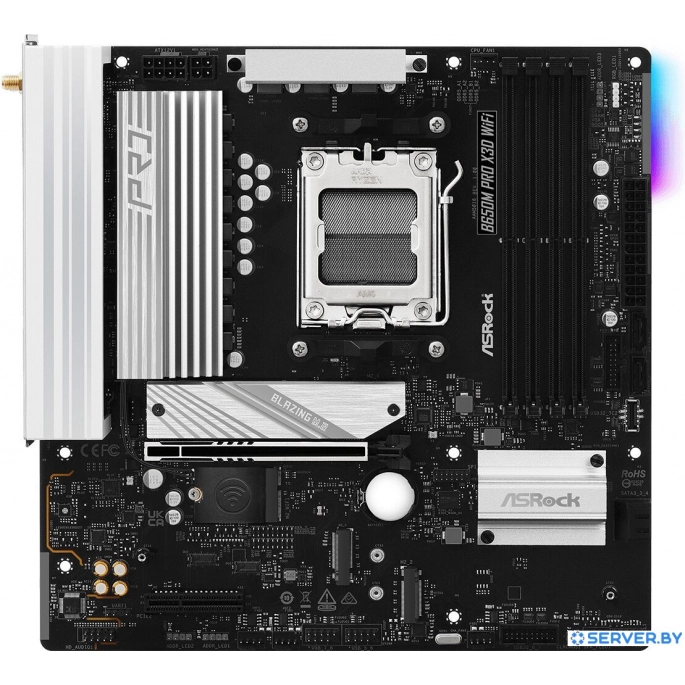 Материнская плата ASRock B650M Pro X3D WiFi. Фото2