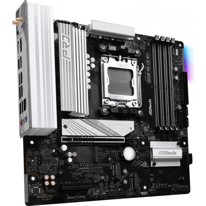 Материнская плата ASRock B650M Pro X3D WiFi. Фото3