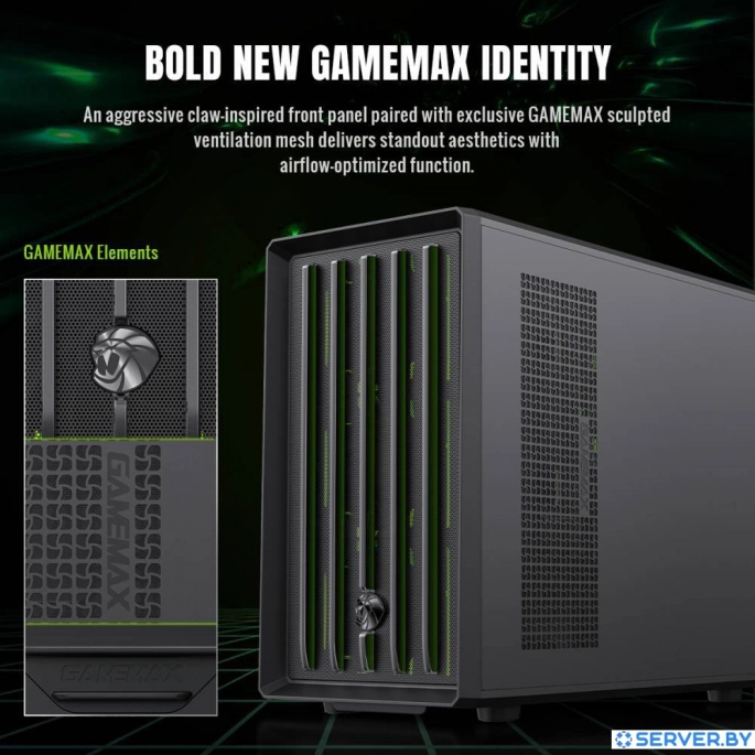 Корпус GameMax Legend CLAW 360 (черный). Фото6