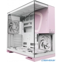 Корпус Geometric Future Model 5 5FAN (белый/розовый)