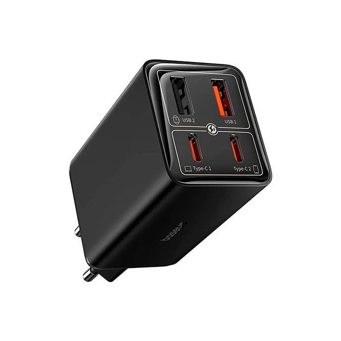 Сетевое зарядное Baseus GaN6 Pro Fast Charger 2C + 2U 100W P10162705112-00 (черный). Фото1