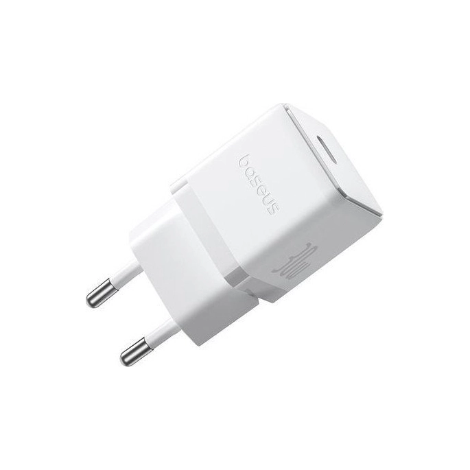 Сетевое зарядное Baseus Palm Fast Charger 1C 30W EU P10111605213-00 (белый). Фото5
