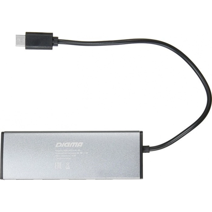USB-хаб Digma HUB-4U2.0-UC. Фото4