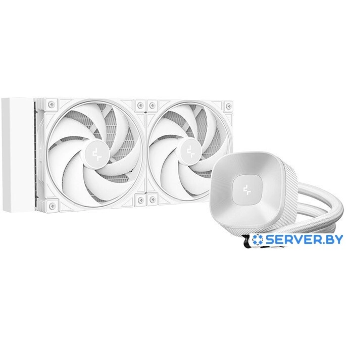 Система жидкостного охлаждения для процессора DeepCool LE240 V2 Pure White R-LE240PURE-WHLNMD-G-1. Фото1