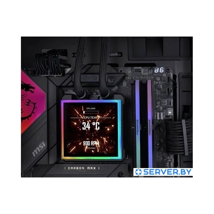 Система жидкостного охлаждения для процессора Lian Li HydroShift II LCD-S 360CL G89.GHS2LCDS36CB.R0. Фото5