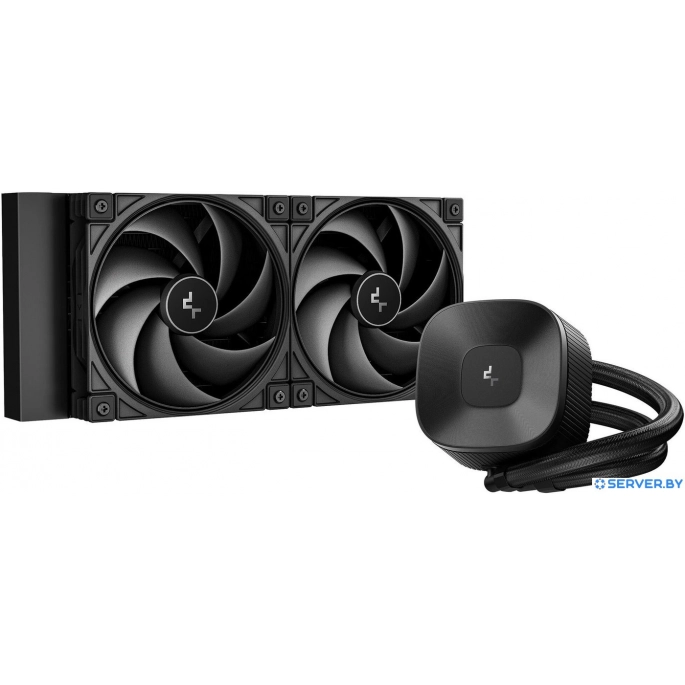 Система жидкостного охлаждения для процессора DeepCool LE240 V2 Zero Dark R-LE240ZERO-BKLNMD-G-1. Фото1