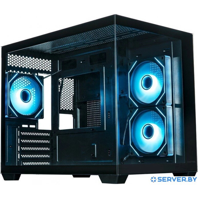 Корпус XASTRA QW500M 3ARGB-C10-UC (черный). Фото1