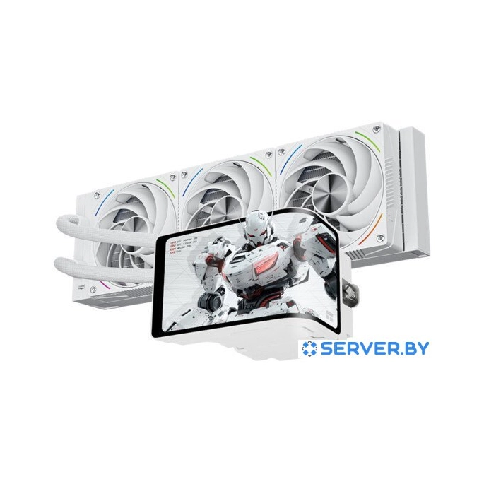 Система жидкостного охлаждения для процессора Thermalright Wonder Vision 360 Turbo ARGB (белый). Фото1