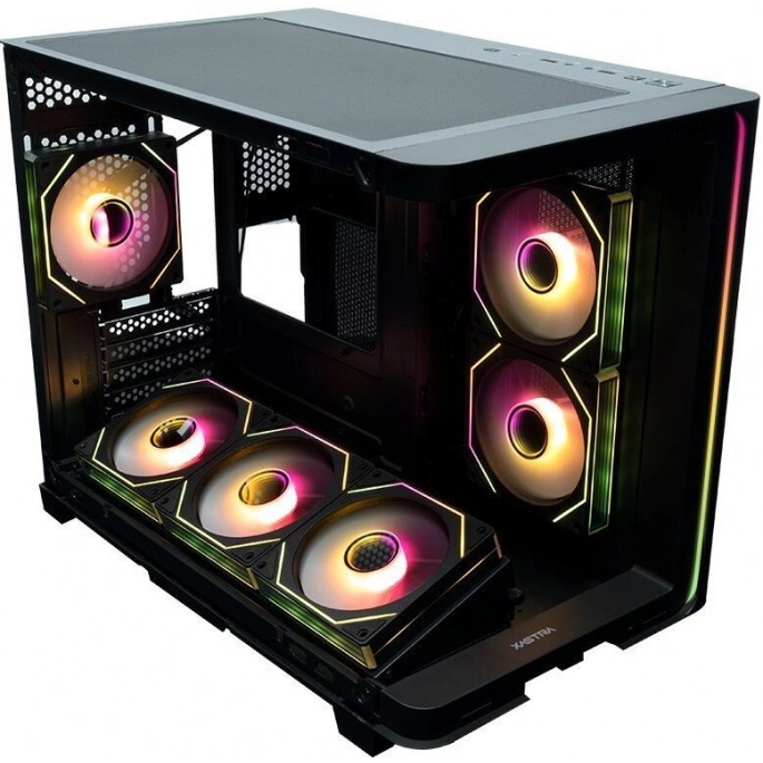Корпус XASTRA QR600M 6ARGB C10-UC (черный). Фото2