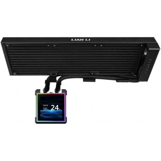 Радиатор системы жидкостного охлаждения Lian Li HydroShift II LCD-S 360N G89.GHS2LCDS36NB.R0. Фото4