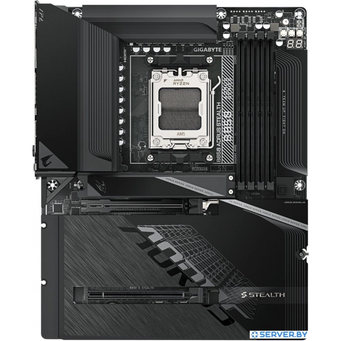 Материнская плата Gigabyte B850 Aorus Stealth. Фото1