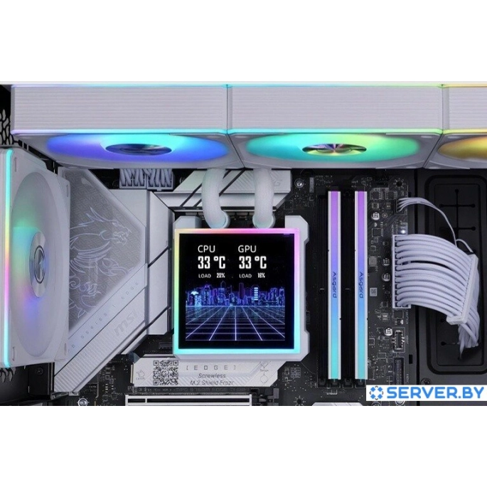 Система жидкостного охлаждения для процессора Lian Li HydroShift II LCD-S 360CL G89.GHS2LCDS36CW.R0. Фото5