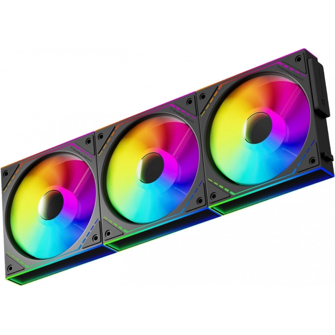 Комплект вентиляторов для корпуса Thermalright TL-M12QR-S X3 (черный). Фото3