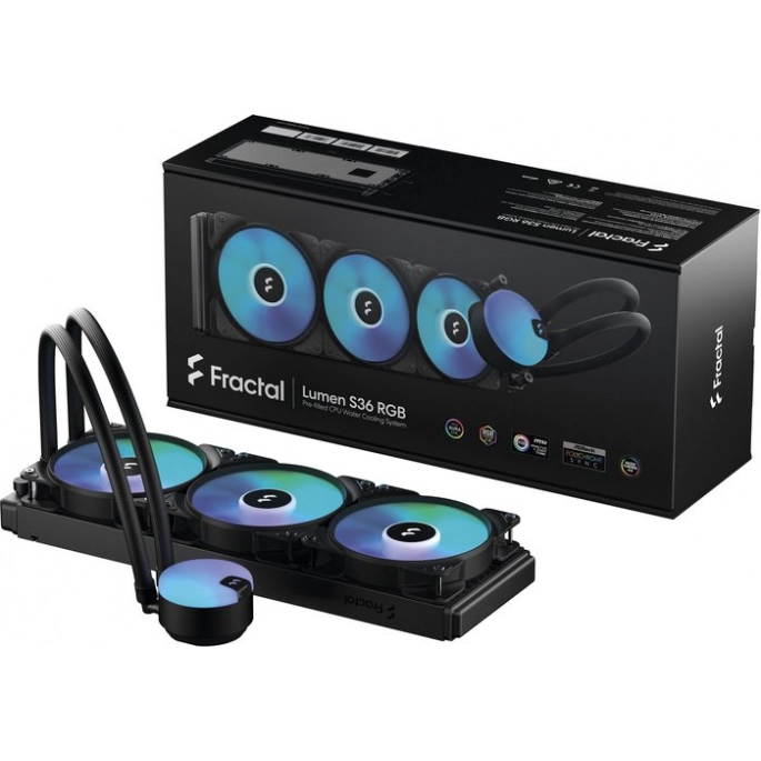 Кулер для процессора Fractal Design Lumen S36 RGB v2 FD-W-L1-S3612. Фото2