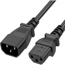 Кабель 5bites PC110-50A IEC320-C13 - IEC320-C14 (5 м, черный)