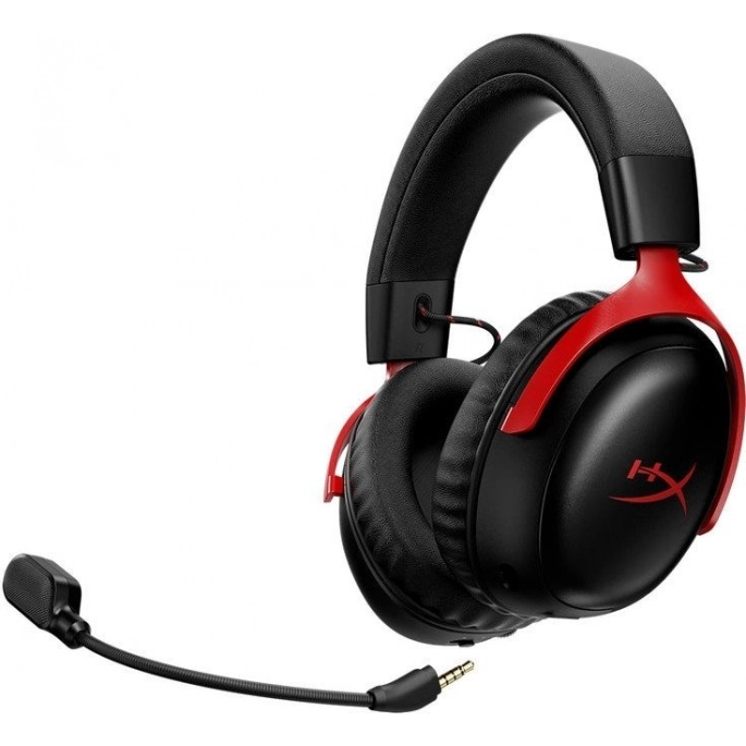 Наушники HyperX Cloud III S Wireless (черный/красный). Фото4