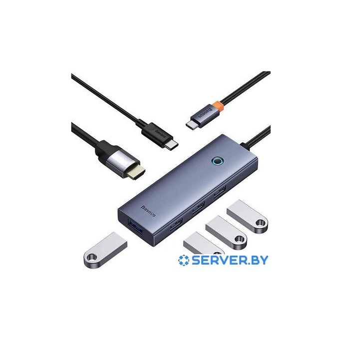 USB-хаб Baseus UltraJoy Series 6-Port Hub B00052807813-01. Фото4