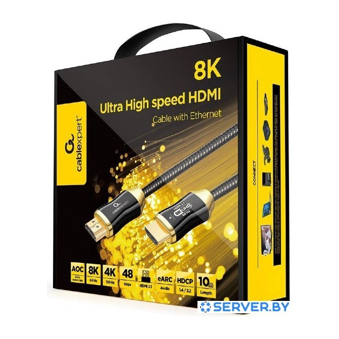 Кабель Cablexpert CCBP-HDMI8K-AOC-10M HDMI - HDMI (10 м, черный). Фото4