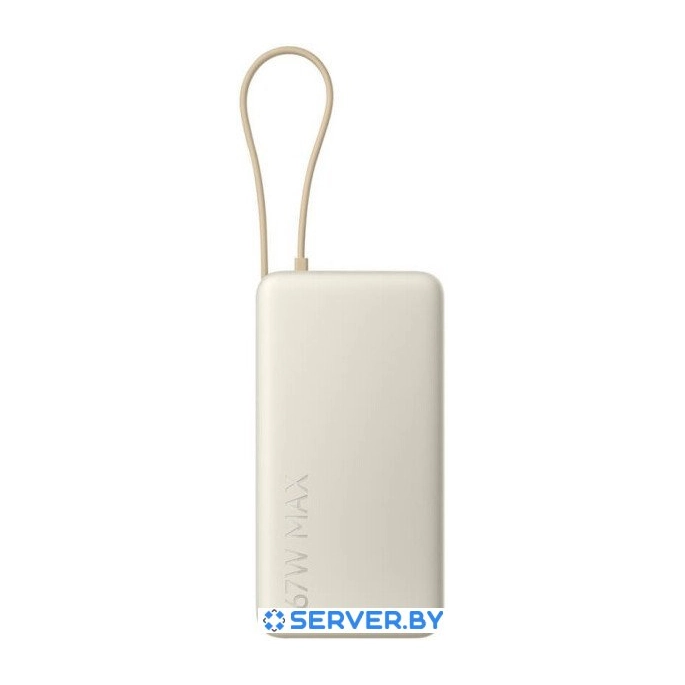 Внешний аккумулятор Xiaomi 67W Power Bank 20000mAh PB2067 (бежевый, международная версия). Фото1