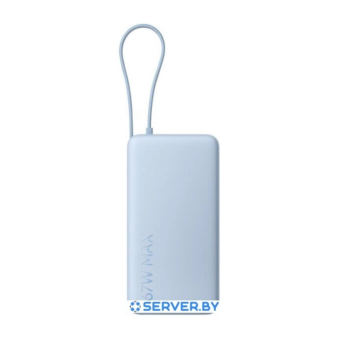 Внешний аккумулятор Xiaomi 67W Power Bank 20000mAh PB2067 (голубой, международная версия). Фото1
