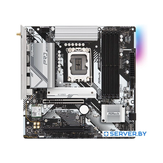 Материнская плата ASRock B760M Pro RS WiFi. Фото2