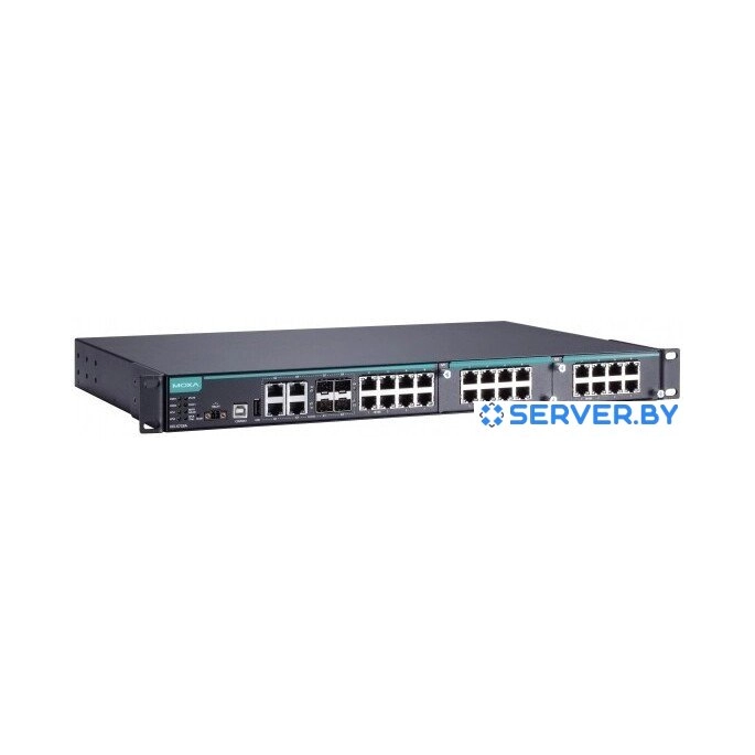 Управляемый коммутатор 2-го уровня Moxa IKS-6728A-4GTXSFP-24-24-T. Фото1