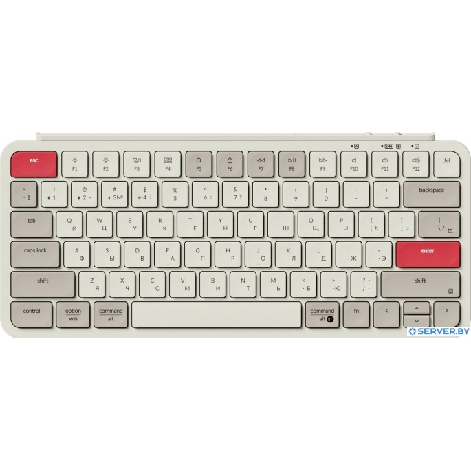 Клавиатура Keychron B1 Pro B1P-K13-RU (ретро красный). Фото1