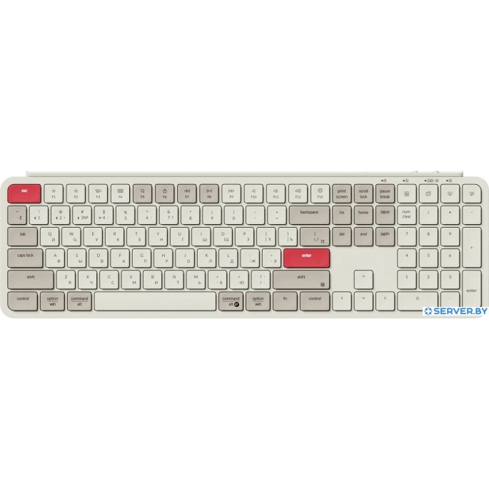 Клавиатура Keychron B6 Pro B6P-K13-RU (ретро красный). Фото1