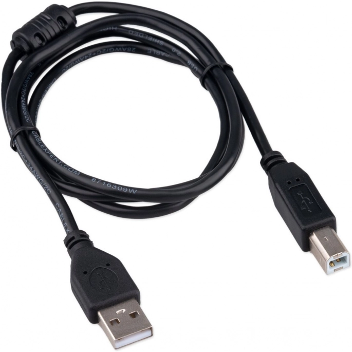 Кабель Cablexpert CCF-USB2-AMBM-1M (1 м, черный). Фото1
