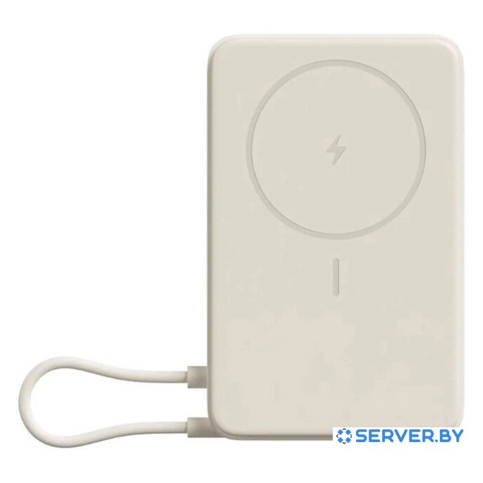 Внешний аккумулятор Xiaomi Magnetic Power Bank with Built-in Stand WPB1007Z 10000mAh (бежевый, международная версия). Фото1