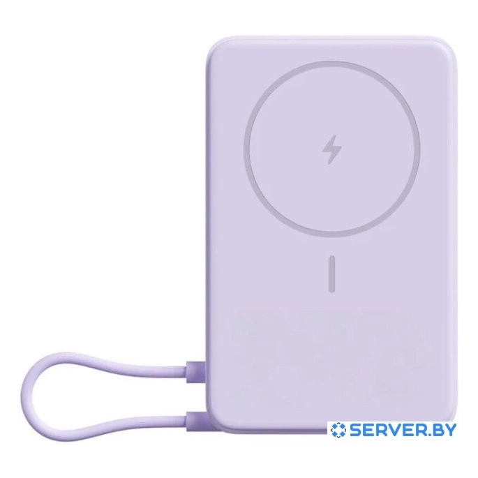 Внешний аккумулятор Xiaomi Magnetic Power Bank with Built-in Stand WPB1007Z 10000mAh (сиреневый, международная версия). Фото1