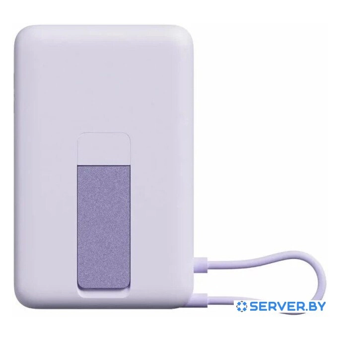 Внешний аккумулятор Xiaomi Magnetic Power Bank with Built-in Stand WPB1007Z 10000mAh (сиреневый, международная версия). Фото3