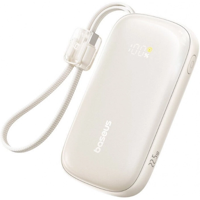 Внешний аккумулятор Baseus EnerFill FC21 Qpow 3 Ultra 10000mAh 22.5W (бежевый). Фото1