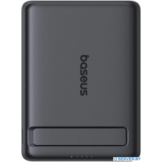 Внешний аккумулятор Baseus PicoGo AM31 Mini Magnetic Power Bank with Stand 20W 5000mAh (черный). Фото1